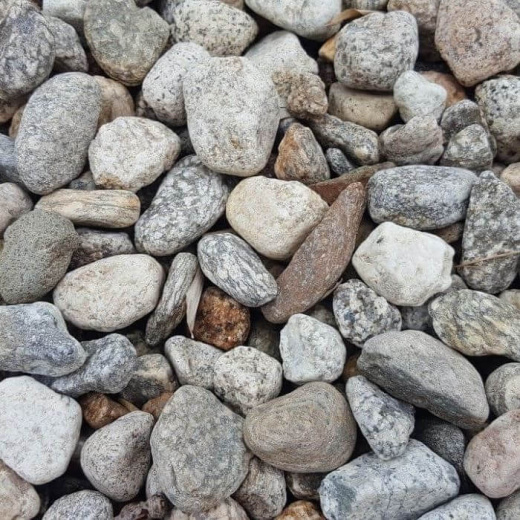 Щебень гравийный фракции 40-70 мм от 750 ₽/м³. Щебень гравийный для строительных, дорожных и бетонных работ